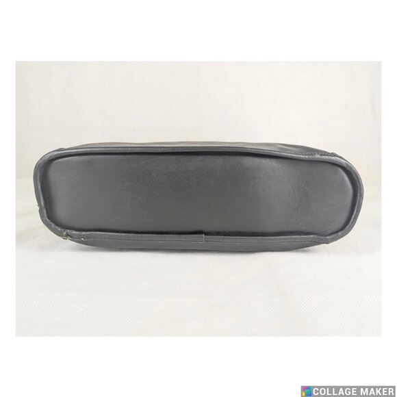 Authentic Longchamp Black Leather Crossbody Shoulder Bag Made in France - Picture 6 of 9